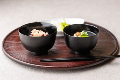 村瀬礼　欅椀　３．５寸