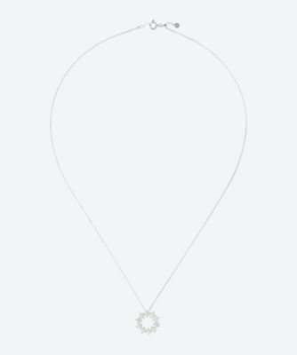 PT900850 三越百貨店　天然ダイヤモンド　0,32ct ネック専用です PT900／850 クロス ダイヤモンド ネックレス | ete