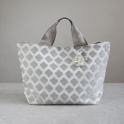 ＜嘉門工藝＞モロッカントートバッグ　うさぎチャームつき