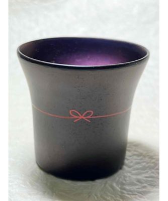 越品】佐藤裕美 干支シリーズ”馬”宙cocoro呑みぐい呑み「赤」1