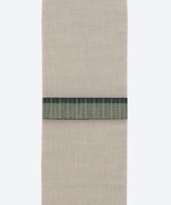 お仕立付　紳士小千谷縮・角帯セット２