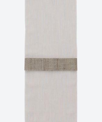 お仕立付　紳士小千谷縮・角帯セット３