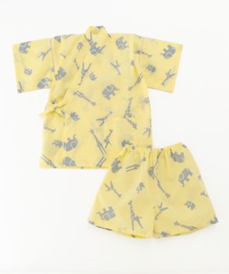 ＜かぐや姫＞子供甚平　動物園　１００