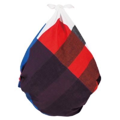 ＜鈴木マサル＞風呂敷　ダブルフェイス　ＷＡＴＥＲ　ＢＩＲＤグリーンネイビー　ＳＴＲＩＰＥ　ＨＯＲＳＥブルーレッド　１００