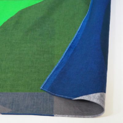 ＜鈴木マサル＞風呂敷　ダブルフェイス　ＷＡＴＥＲ　ＢＩＲＤグリーンネイビー　ＳＴＲＩＰＥ　ＨＯＲＳＥブルーレッド　１００