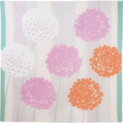 ＜ＭＵＳＵＢＩ　ＬＩＮＥＮ＞リネン風呂敷　ダリア　１００