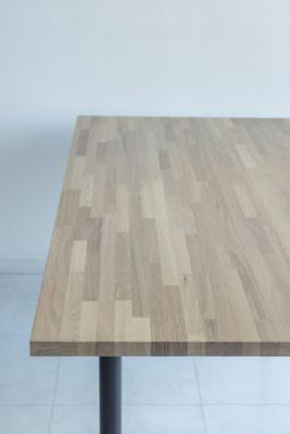 ＜ふしとカケラ２０２５＞ＭＡＬＴＡダイニングテーブル　（スチールレッグ）オーク材