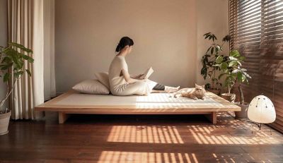 受注商品】LIVING BED セミダブル | 建築家二人暮らし