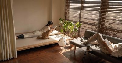 【大！！】建築家二人暮らし　LIVING BED セミダブル×和紙畳 受注商品】LIVING BED セミダブル | 建築家二人暮らし