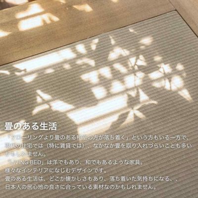 受注商品】LIVING BED シングルW（ワイド） | 建築家二人