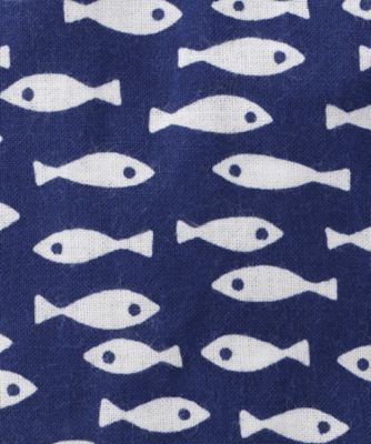 子ども甚平　小魚　９０・１００・１１０・１２０