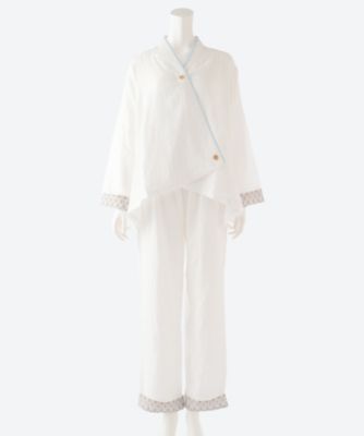 角野晒染/カドノサラシゾメ 和晒ガーゼパジャマ PANEMA シロ 伝統衣装・礼服【Web限定】【三越伊勢丹/公式】