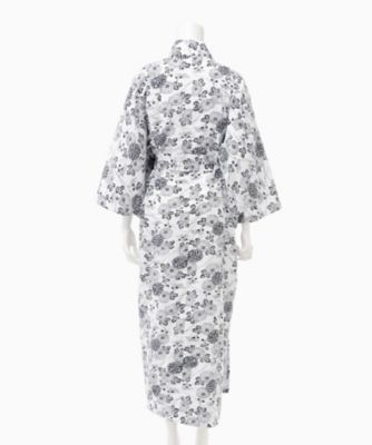 和晒ガーゼ三重袷寝巻　レディース
