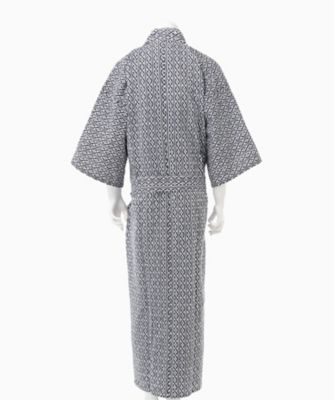 和晒ガーゼ三重袷寝巻　メンズ