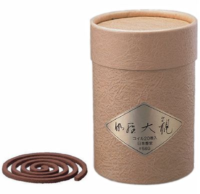 ＜日本香堂＞伽羅大観　コイル２０巻入