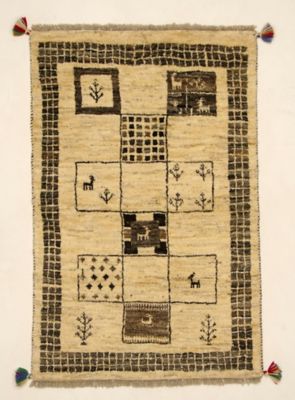 ＜千代田ラグス＞ペルシャギャッベ　「豊穣の祈り」