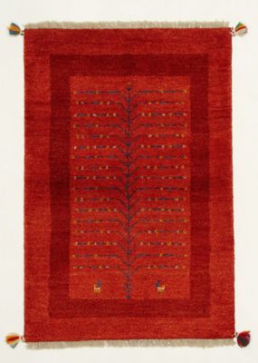 ＜千代田ラグス＞ペルシャギャッベ　「Ｔｒｅｅ　ｏｆ　Ｌｉｆｅ」