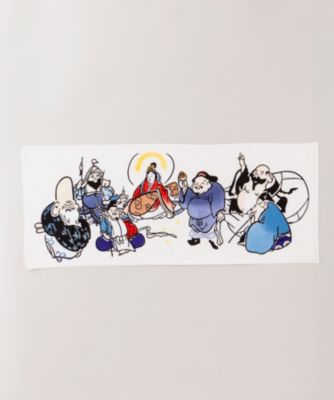 ＜戸田屋商店＞手ぬぐい　七福神　３３３
