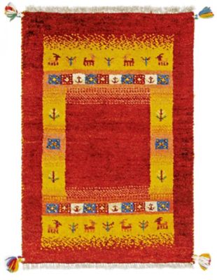 ＜千代田ラグス＞ペルシャギャッベ　『朝日と共に』