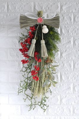 ＜FLORAL NEW YORK＞【迎春おまとめ】しめ飾り　百福