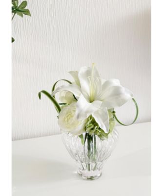 ＜FLORAL NEW YORK＞アーティフィシャルフラワーアレンジメント（カサブランカ＆カラー）