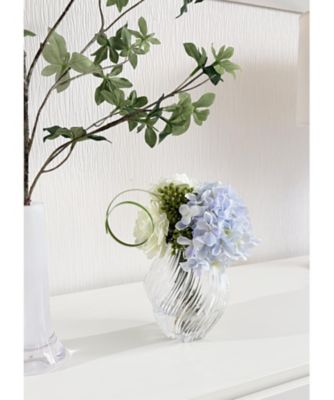 ＜FLORAL NEW YORK＞アーティフィシャルフラワーアレンジメント（紫陽花とローズ）