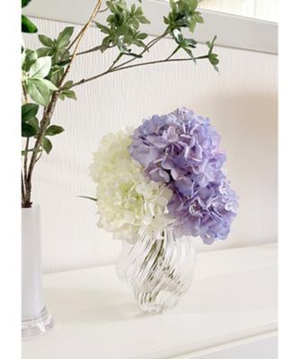 アーティフィシャルフラワーアレンジメント（2色の紫陽花） | FLORAL