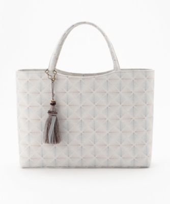 ＜saraca de sarasa＞タッセル付トートバッグ　Ｌ