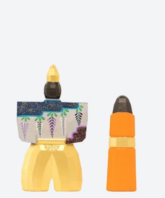 送料無料】奈良一刀彫 義山作 立雛6号（三越） | 義山/ギザン | 三越