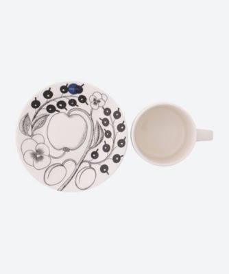 パラティッシ　コーヒーカップ＆ソーサー　ブラック
