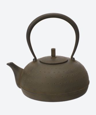 煎茶道具　三越製　近江八景図　鉄瓶　鉄釜　M　R5420 煎茶道具 三越製 近江八景図 鉄瓶 鉄釜 M R5420