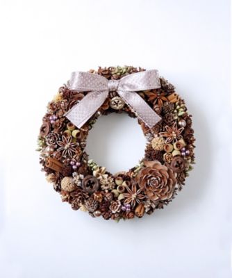 Atelier Maison Deco/アトリエ メゾン デコ ｅｎｂｌｏｏｍ　木の実とスパイスのリース
