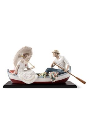＜LLADRO＞湖上のロマンス