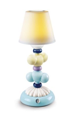 ＜LLADRO＞ＣＡＣＴＵＳ　ＦＩＲＥＦＬＹ　ＬＡＭＰ（ＹＥＬＬＯＷ＆ＢＬＵＥ）