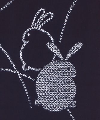 三越的浴衣 婦人注染浴衣布匹兔子 三越伊势丹网上商店 官方