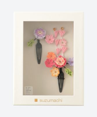 つまみ細工　七五三髪飾り　小花　パッチン留セット