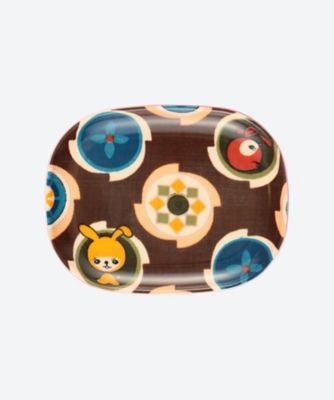 ＜霜旦舎 定右衛門商店＞きものトレー　オーバル小皿（子どもきもの）