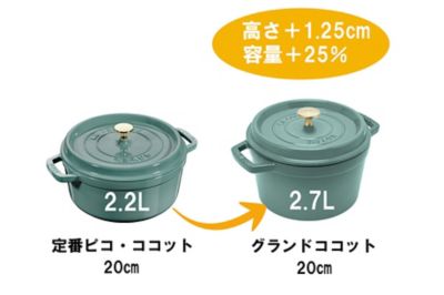 グランドココット２０ｃｍ　ラウンド　ユーカリ