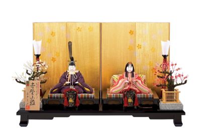 ＜金林真多呂＞【送料無料】【ＥＣＮｏ．Ｍ－２７】真多呂作　木目込親王飾りセット