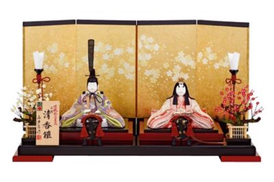 ＜金林真多呂＞【送料無料】【ＥＣＮｏ．Ｍ－２８】真多呂作　木目込親王飾りセット