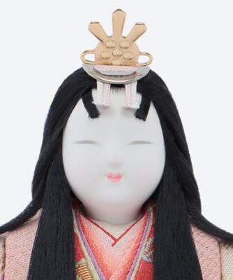 送料無料】【ECNo．M－28】真多呂作 木目込親王飾りセット | 金