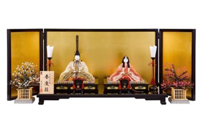 ＜金林真多呂＞【送料無料】【ＥＣＮｏ．Ｍ－２９】真多呂作　木目込親王飾りセット