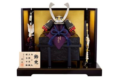 豪華な日本の兜と箱のセット 0002249616_1.jpg