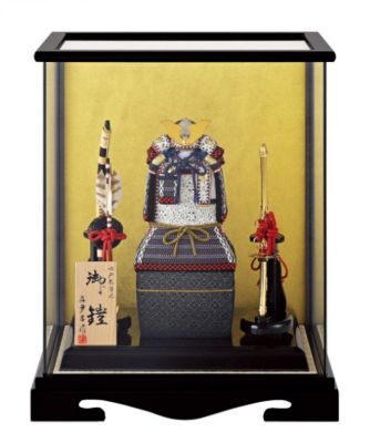 ＜金林真多呂＞【送料無料】【ＥＣＮｏ．Ｍ－３２】真多呂作　木目込鎧飾りセット（ケース入）