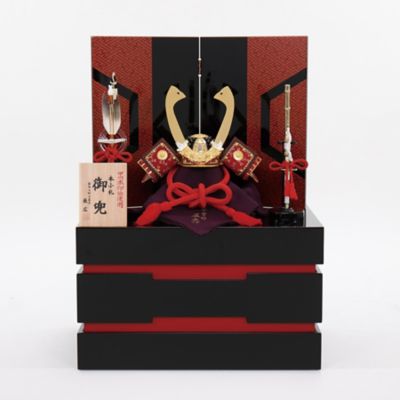 送料無料】【ECNo．F－24】辰広作 兜収納飾りセット | 辰広