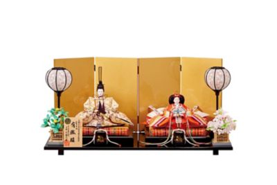 ＜大橋弌峰＞【送料無料】【三越カタログＮｏ．３】弌峰作　衣裳着親王飾りセット