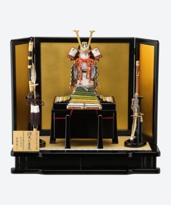 ＜加藤一冑＞【送料無料】【ＥＣＮｏ．Ｍ－４２】　一冑作　１／４産衣の鎧セット