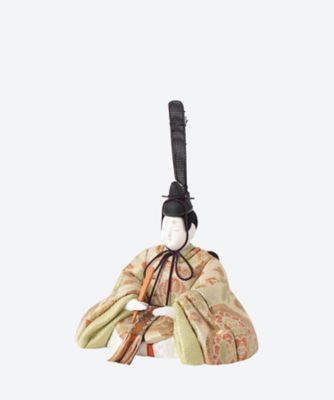 送料無料】【ECNo．M－17】真多呂作 木目込 本金 寿福雛セット