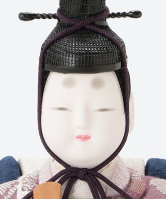 送料無料】【ECNo．M－18】真多呂作 木目込 正絹 麗香雛セット