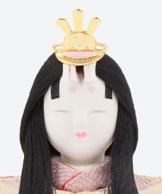 真多呂人形　本金　三笠立雛　真多呂作 送料無料】【ECNo．M＿H05】真多呂作 本金 高円立雛 | 金林真